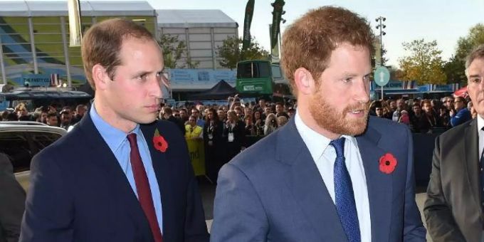 Prinz Harry und Prinz William.