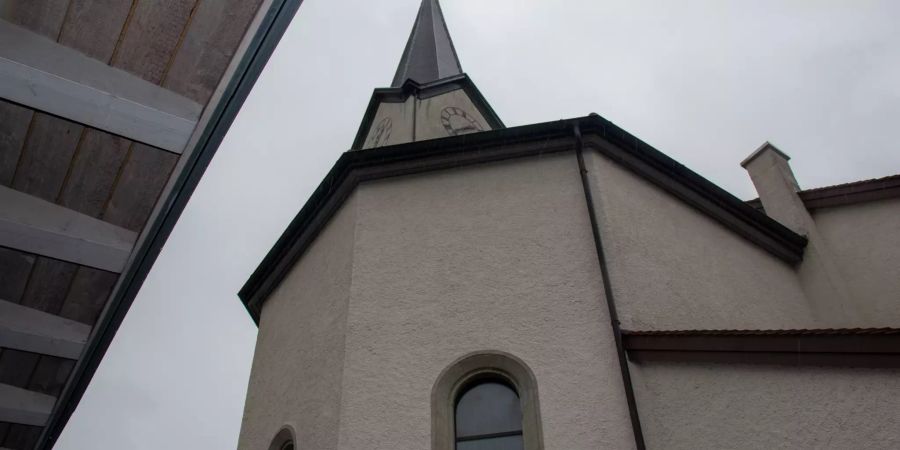 Kirche Dach der Gemeinde Dottikon.