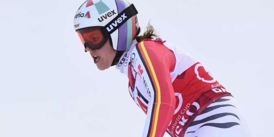 Kam beim Super-G in Bansko nur auf Rang zwölf: Viktoria Rebensburg. Foto: Pier Marco Tacca/AP/dpa