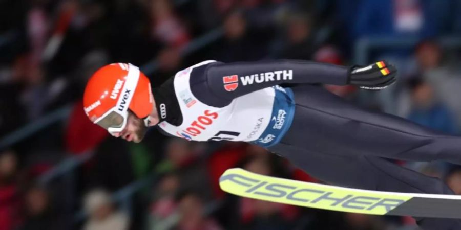 Bester DSV-Adler bei der Qualifikation in Zakopane: Markus Eisenbichler. Foto: Grzegorz Momot/PAP/dpa