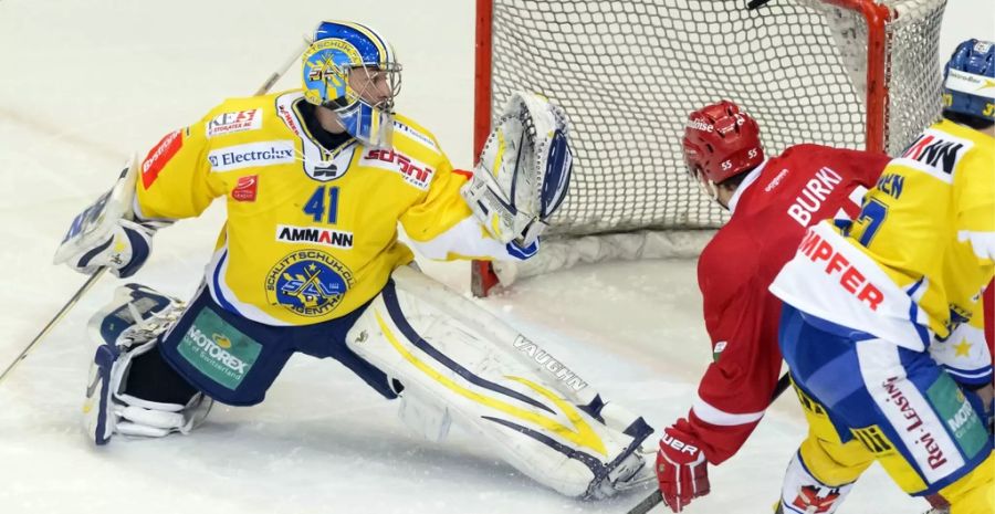 Marc Eichmann hütete von 2006 bis 2016 das Tor des SC Langenthal. 2004 wurde er mit dem SCB Schweizer Meister.