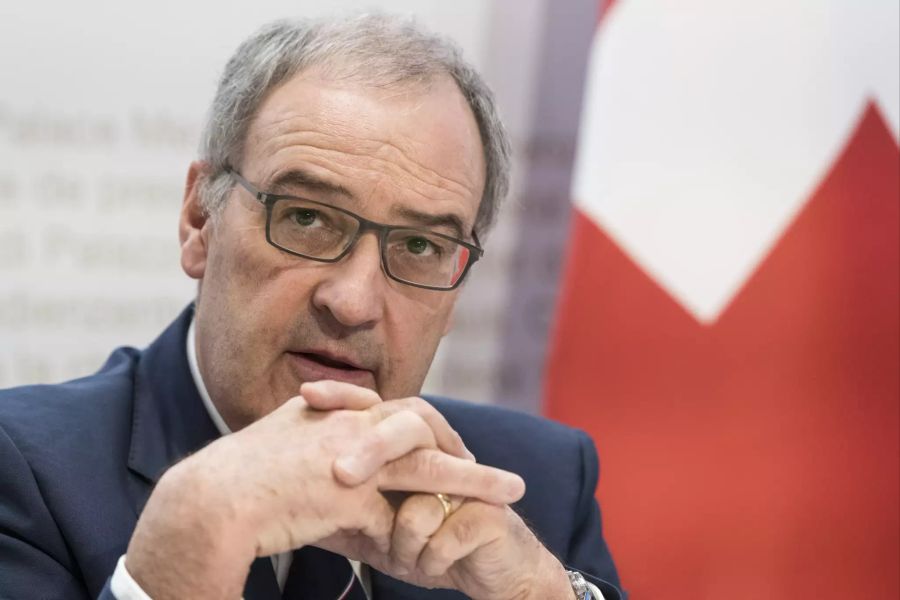 Bundesrat Guy Parmelin führt das Eidgenössisches Departement für Wirtschaft, Bildung und Forschung (WBF).