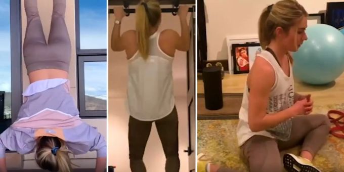 Gratis-Tipps - Ski-Queen Shiffrin liefert Isolations-Fitnessprogramm