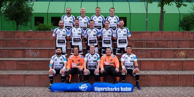 Das Team der Herren 1 der Tigersharks Kulm. Tigersharks Kulm Herren 1