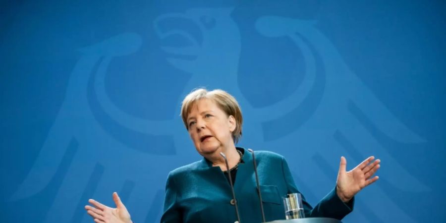 Kanzlerin Angela Merkel am Sonntag in Berlin