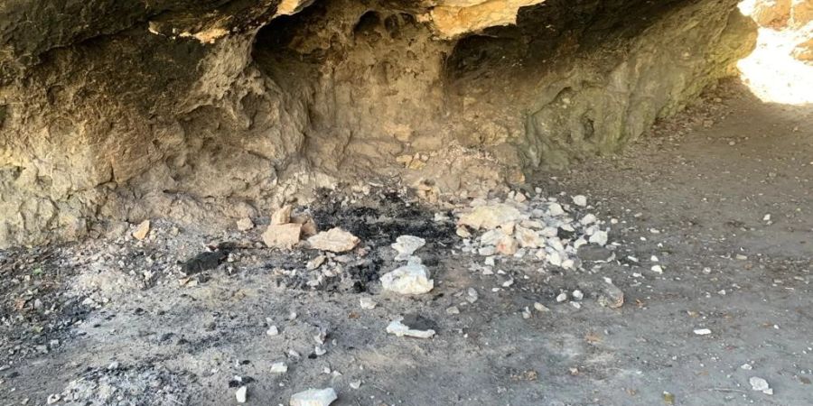 Thayngen SH: Höhlendecke im Kesslerloch durch Feuer beschädigt