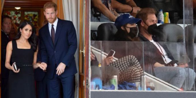 Wo war Meghan? - Hier schaut sich Prinz Harry das Super-Bowl-Final an