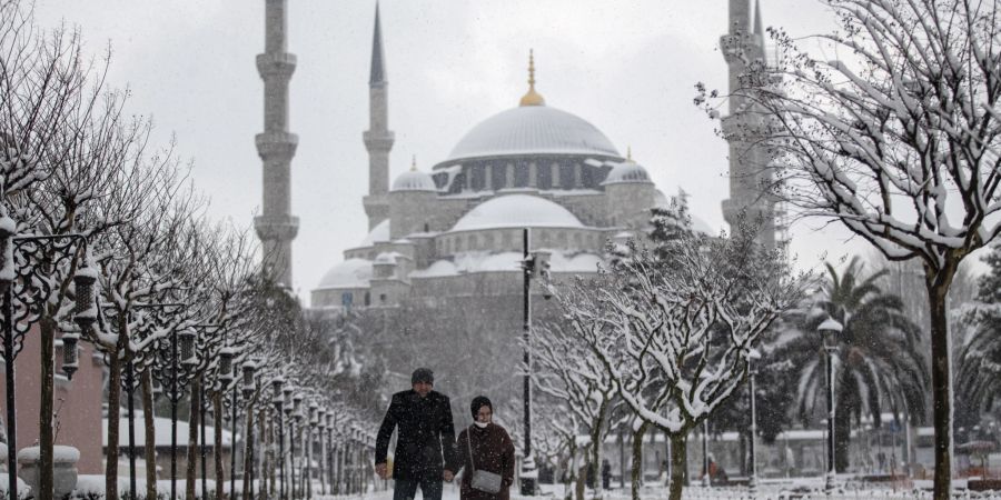 Schnee Istanbul