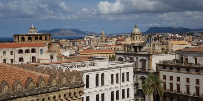 Das Haus von Tomasi Di Lampedusa in Palermo wird zu einem Museum. Palermo Sizilien