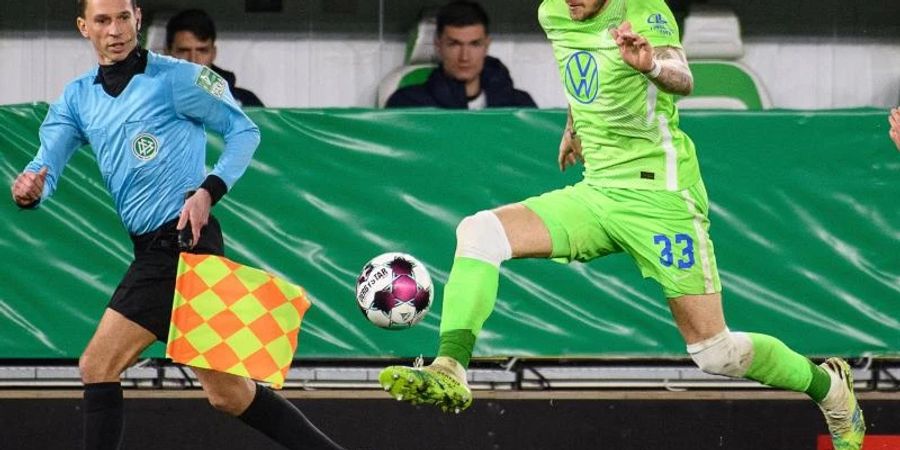 Daniel Ginczek verlässt den VfL Wolfsburg. Foto: Swen Pförtner/dpa