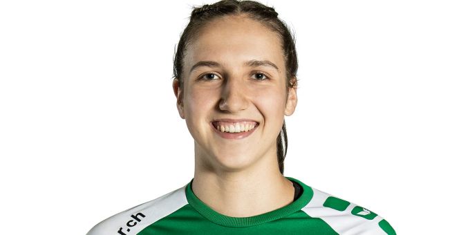Die Schweizer Nationalspielerin Tabea Schmid. Tabea Schmid Nationalspielerin Handball