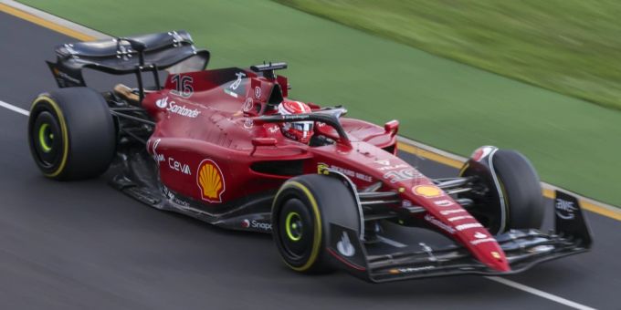Charles Leclerc (Ferrari) bim GP von Australien in der Formel 1. Formel 1 Charles Leclerc