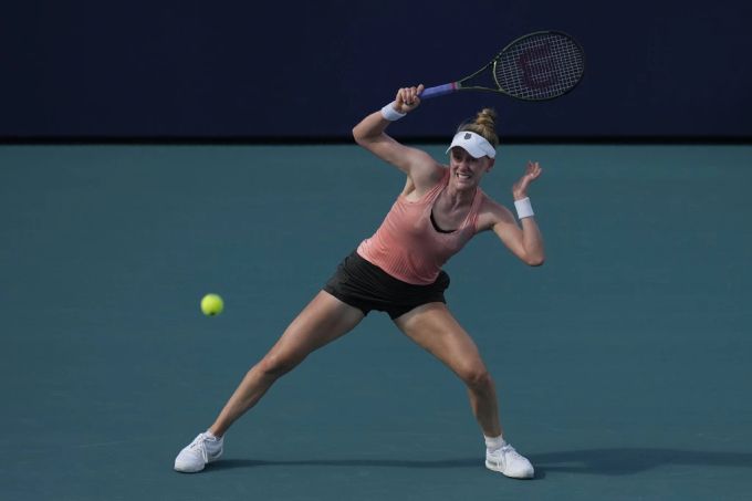 Jil Teichmann muss in Miami eine enttäuschende Startniederlage hinnehmen. Teichmann