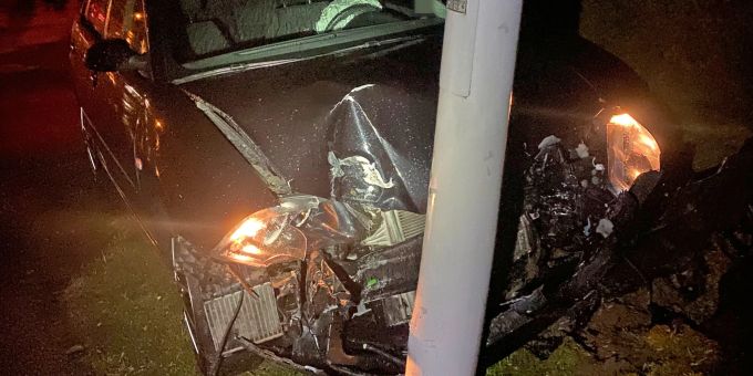 Guntershausen bei Aadorf TG: Fahrer schläft ein und verunfallt. Guntershausen bei Aadorf TG