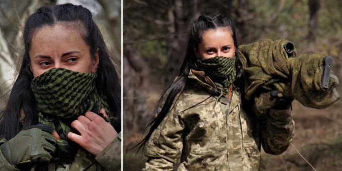 Nationalheldin - Ukrainische Sniper-Frau sagt Russen Kampf an