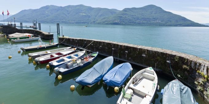 Boote am Hafen von Brissago (Symbolbild). Boote Brissago