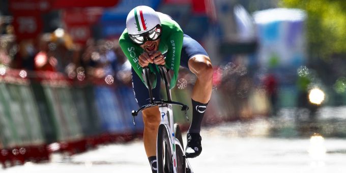 Kuss bleibt Leader - Ganna gewinnt Vuelta-Zeitfahren vor Evenepoel