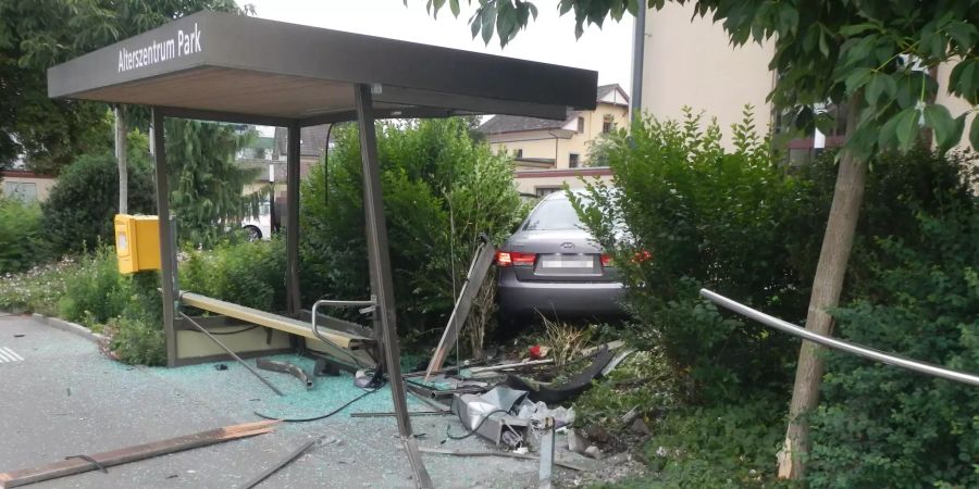 Beim Unfall entstand erheblicher Sachschaden