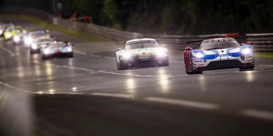 Das 24-Stunden-Rennen von Le Mans bekommt eine virtuelle Schwesterveranstaltung. Foto: Ford-Werke GmbH/Ford CGR/obs