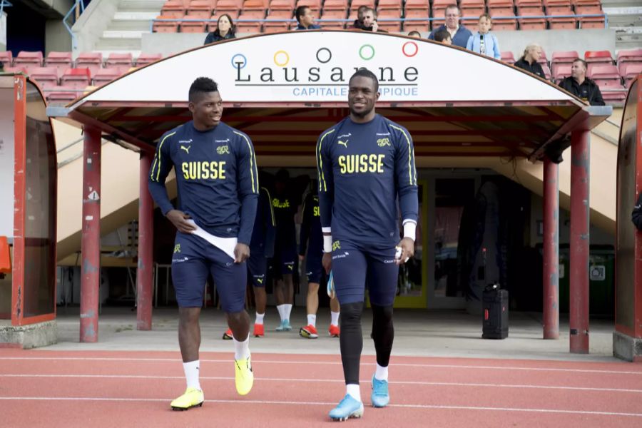 Breel Embolo und Yvon Mvogo in der Nati.