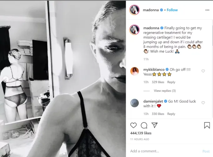 Madonna Enthullt Verpfuschten Po In Spiegel Selfie