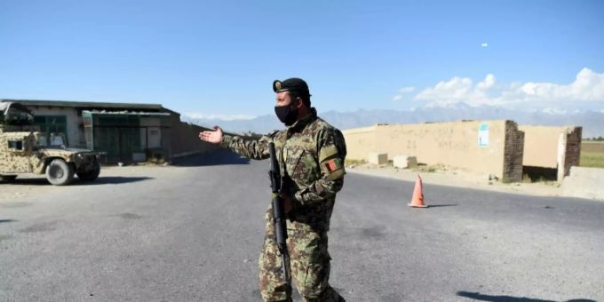 Afghanischer Soldat Afghanischer Soldat