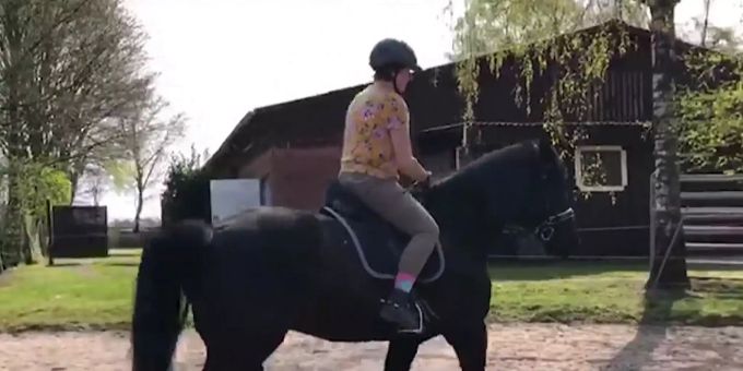 «Bauer sucht Frau»: Iris Abel und ihr Pferd «Fridolin». «Bauer sucht Frau»