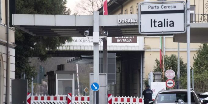 Italien will die Grenzen am 3. Juni öffnen. Italien Grenze