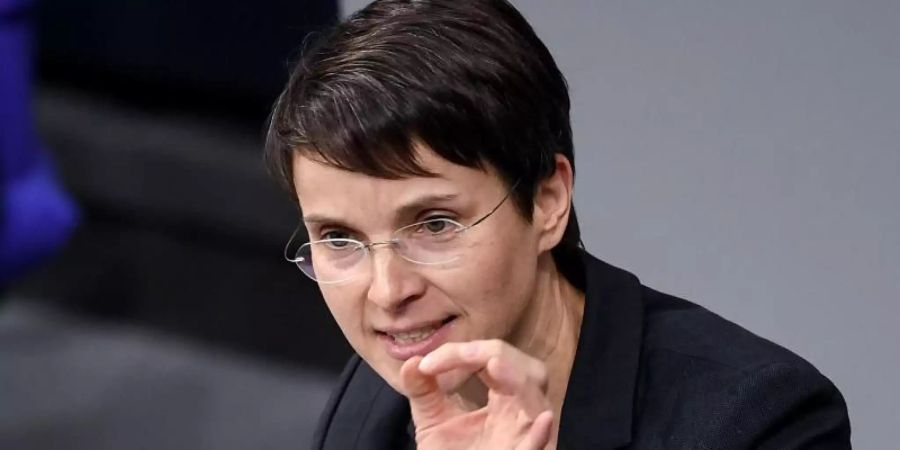 Frauke Petry ist derzeit als Fraktionslose im Bundestag vertreten. Foto: Britta Pedersen/dpa-Zentralbild/dpa