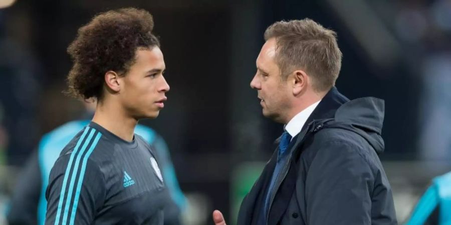 Coachte Leroy Sané einst bei Schalke 04: André Breitenreiter. Foto: picture alliance / dpa