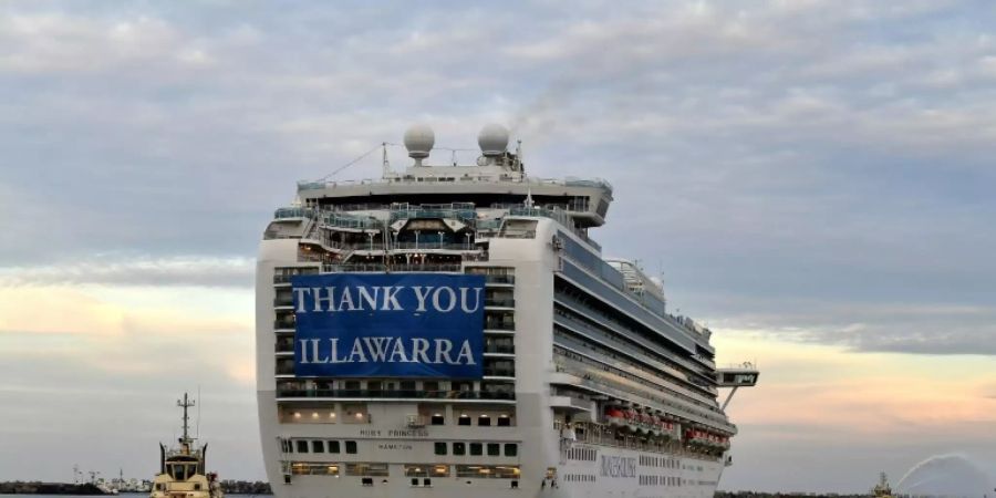 «Ruby Princess» verlässt Australien