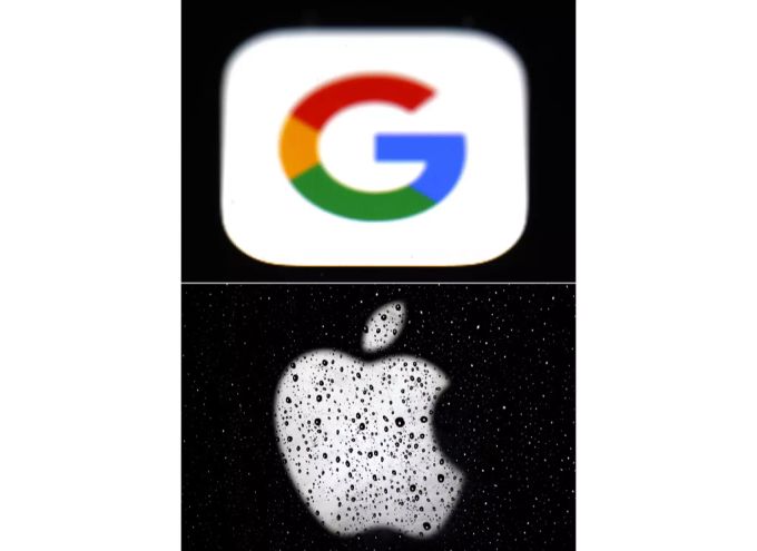 Die App ist für Apple- und Android-Geräte erhältlich. google apple