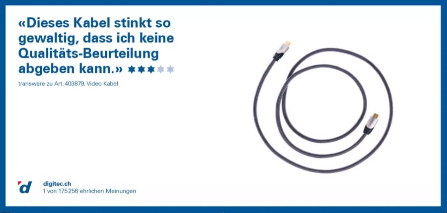 Damit sorgte Galaxus für ordentlich Aufmerksamkeit und positives Feedback.