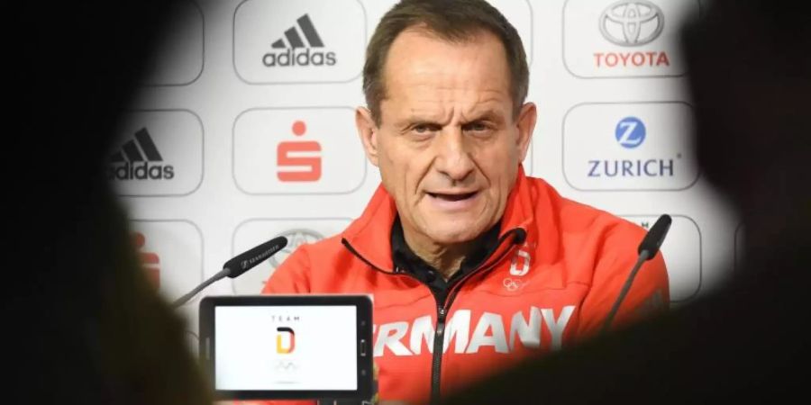 Ist gegen Sonderlösungen für bestimmt Sportarten in der Corona-Krise: DOSB-Boss Alfons Hörmann. Foto: Tobias Hase/dpa