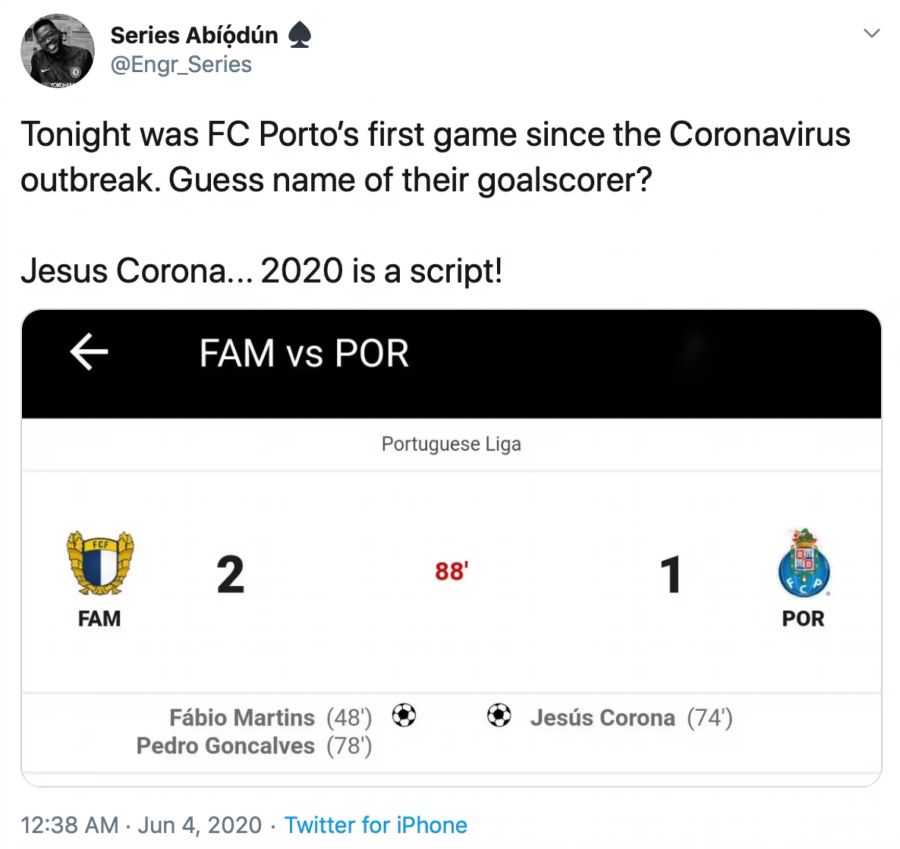 Das Tor von Jesus Corona sorgte auf Twitter für Reaktionen.