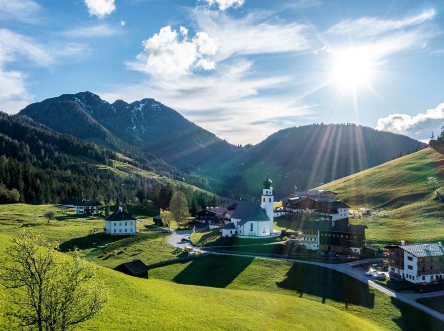 Ruhige, ländliche Atmosphäre erwartet einen in den vier Dörfern der Region, wovon Thierbach das idyllischste ist.
