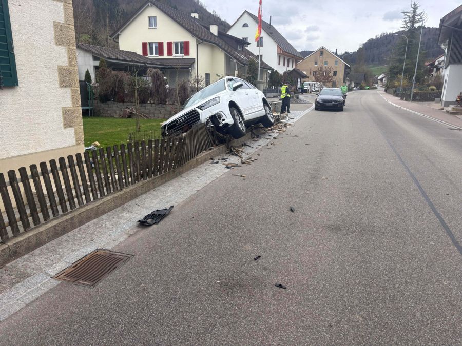 Unfall Zaun
