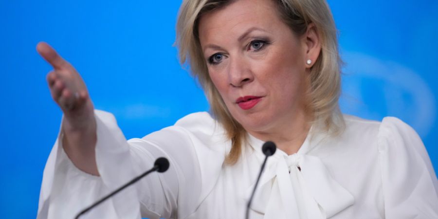 ARCHIV - Die russische Außenamtssprecherin Maria Sacharowa. Foto: Pavel Bednyakov/AP/dpa/Archivbild