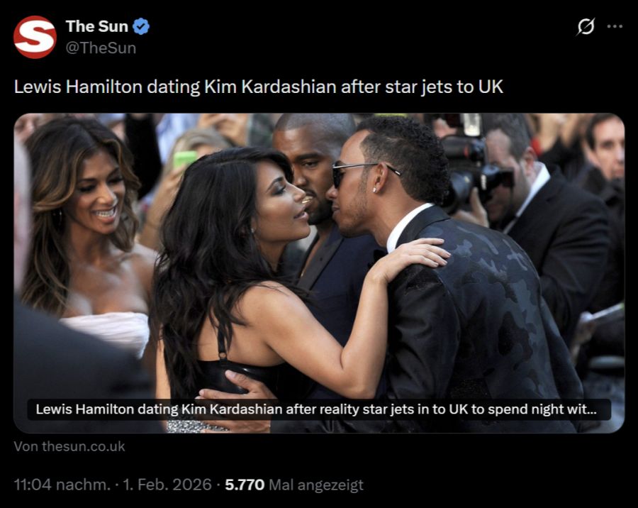 Lewis Hamilton Kim Kardashian