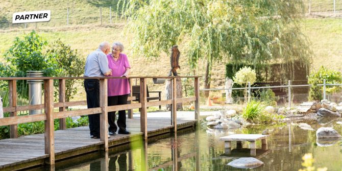 Die idyllische Umgebung der Senevita Burgdorf lädt zum Spazieren und Geniessen ein.