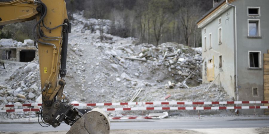 Beim Unwetter im Sommer 2024 wurde in der Mesolcina GR auch landwirtschaftliche Infrastruktur zerstört. (Archivbild)