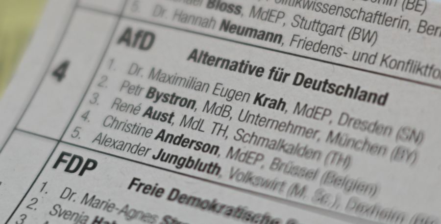 afd Wahlliste Europa Politiker