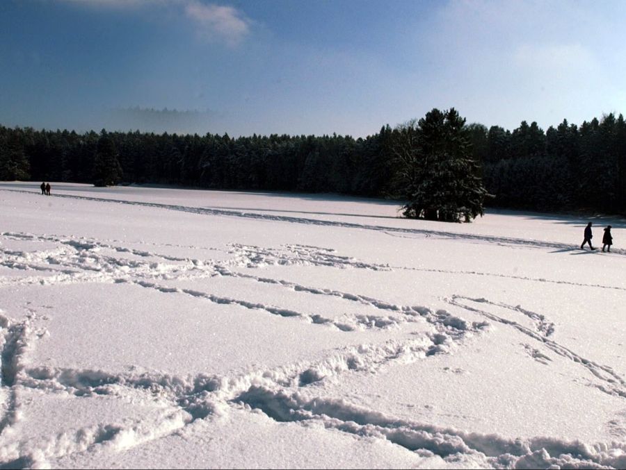 Die eisige Kälte Anfang Januar sei für das Personal eine Herausforderung gewesen, sagt Michal Polak, Pächter des Restaurants Hochwacht.