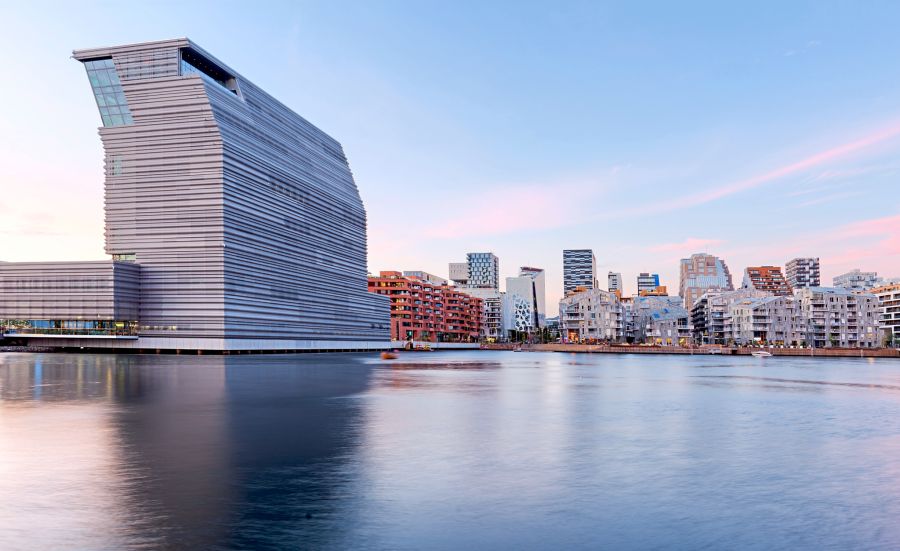 Bjørvika gilt heute als eines der modernsten Viertel Oslos.