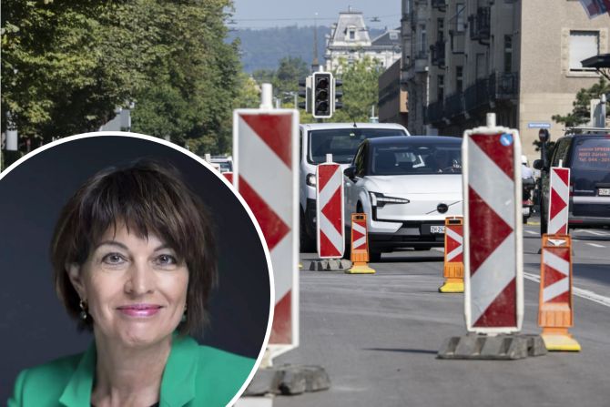 Bellerivestrasse Zürich Baustelle