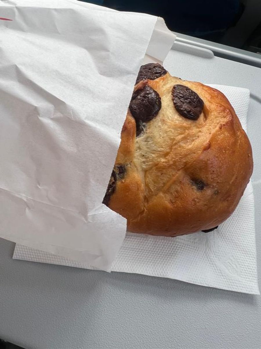 Das servierte Schoggibrötli auf dem Rückflug war für den Zürcher Fluggast hingegen ein «Aufsteller».