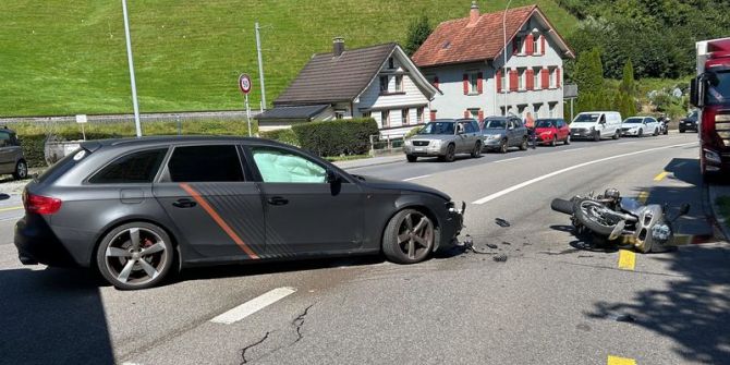 Unfall in Herisau