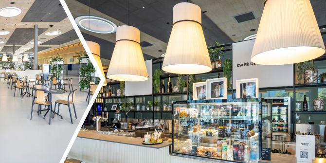 BärnerBär zu Gast im Café auf dem Bernexpo-Areal