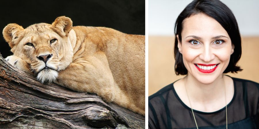 Löwin Mirjam Walser vegan