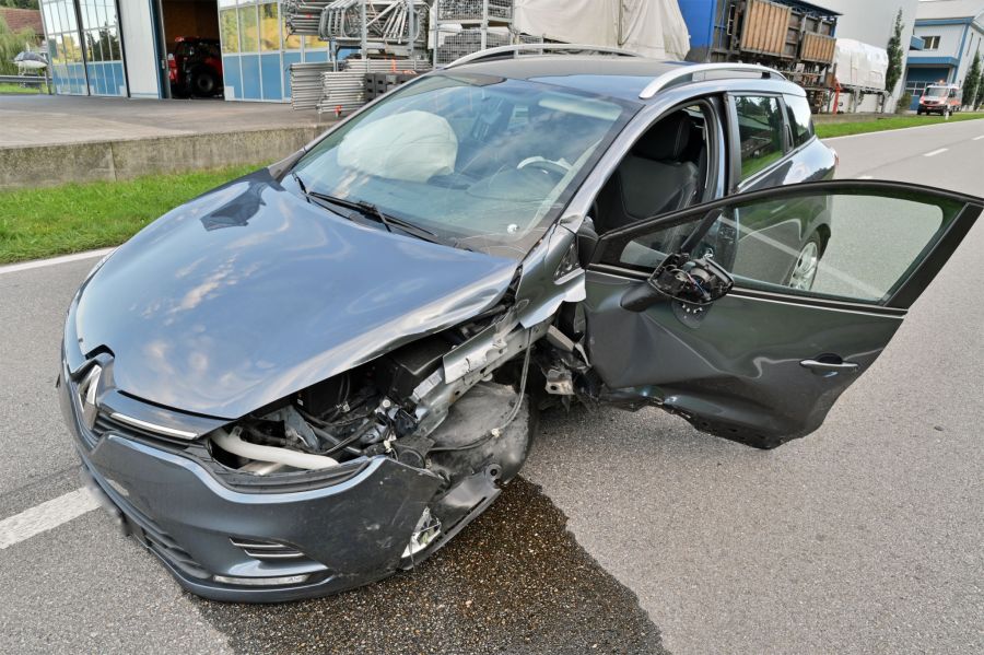 Beim Unfall entstand Sachschaden.